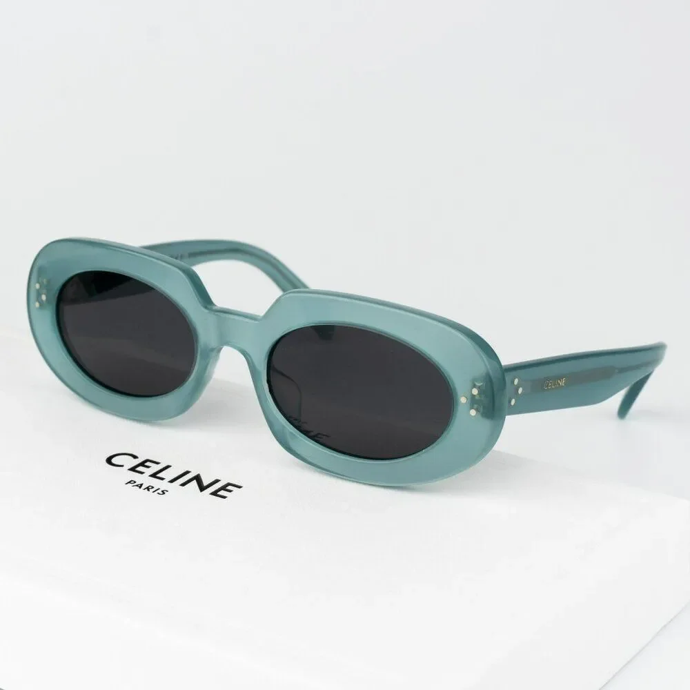 Celine 3 DOTS Women Sunglasses Ivory Grey Geometric CL40276U 25A BRAND NEW Celine | Accessories | Celine Women Sunglasses Shiny Ivory  main image 3
